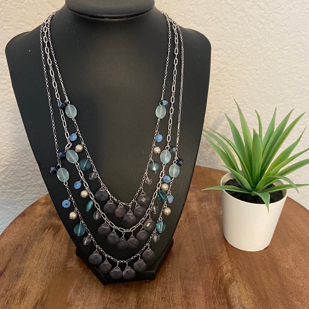 NWT Talbots Multi String Necklace